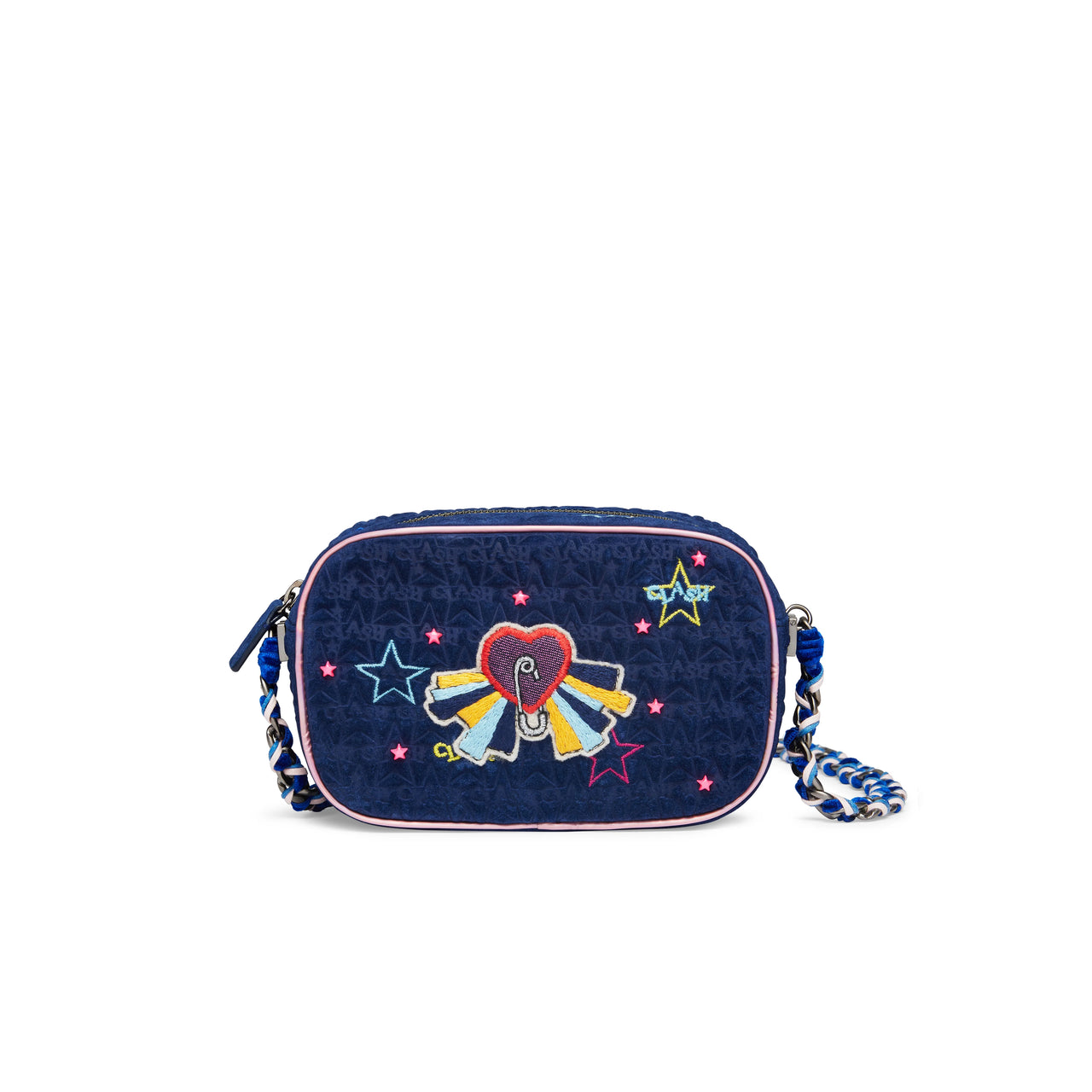 Pacific Blue Mini Suede Crossbody
