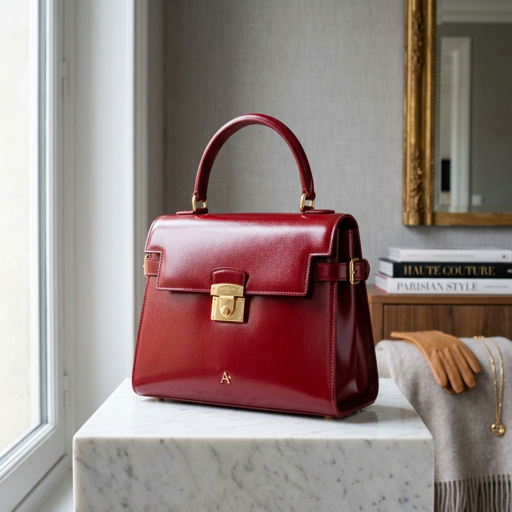 Crimson Red Top-Handle