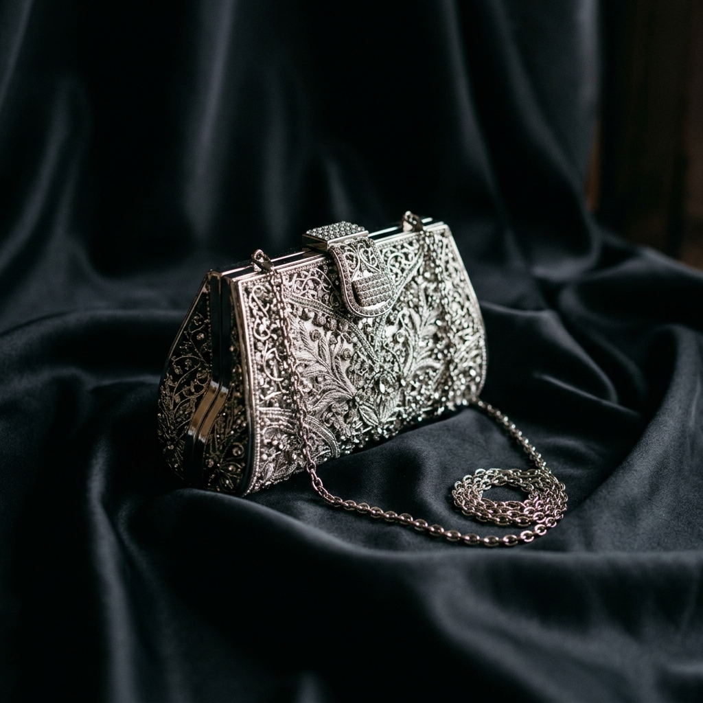 Gold Metallic Evening Bag