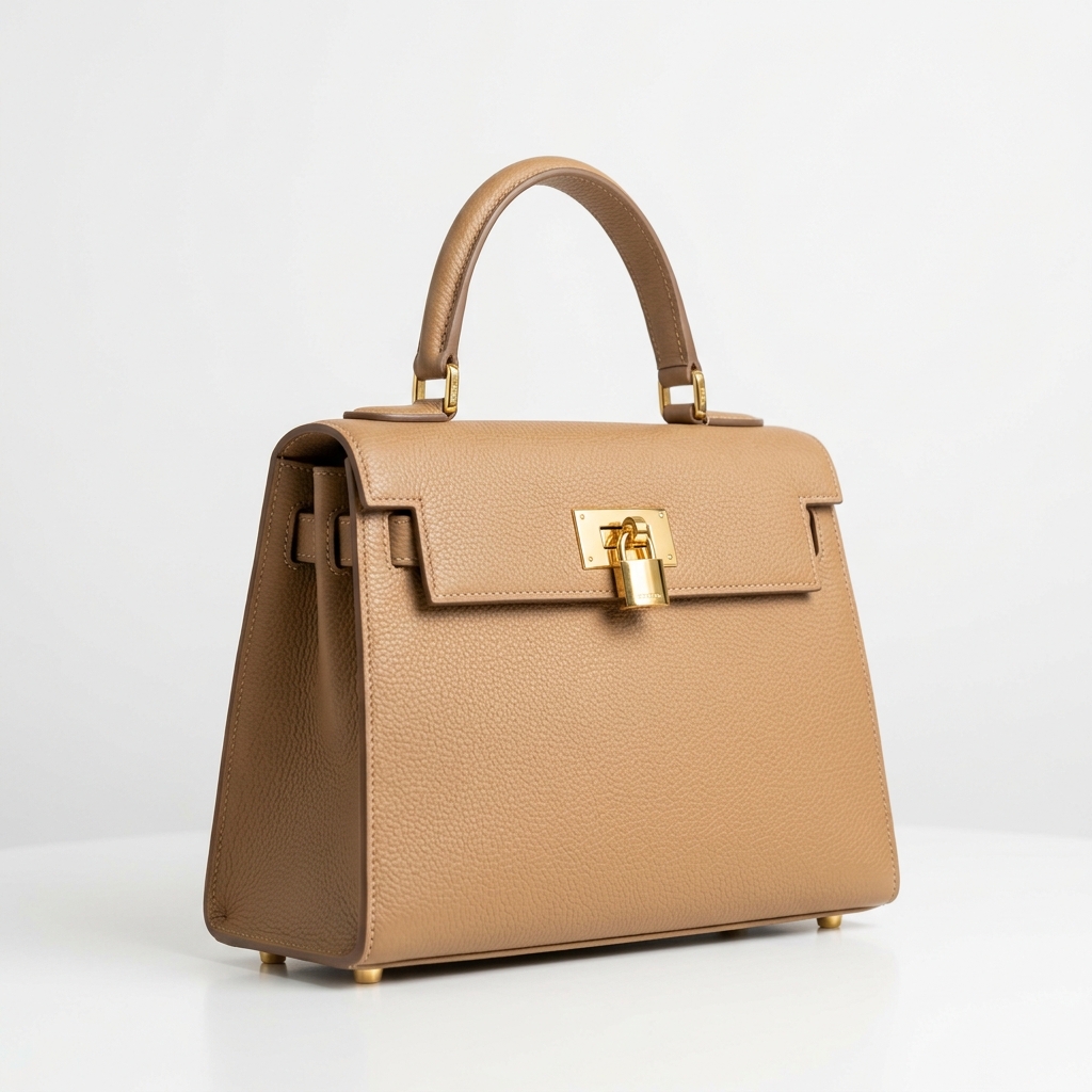 Large Tan Leather Tote